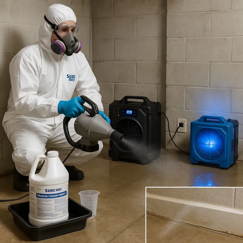 Sanitization and Odor Removal process in Dumbarton, VA