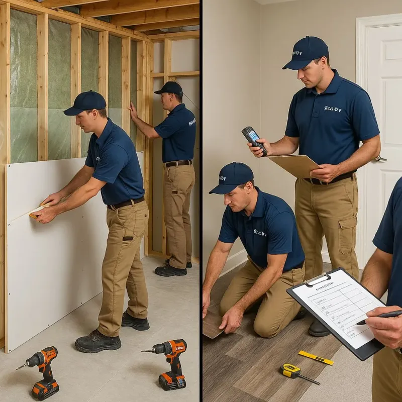 Repairs and Reconstruction process in Dumbarton, VA